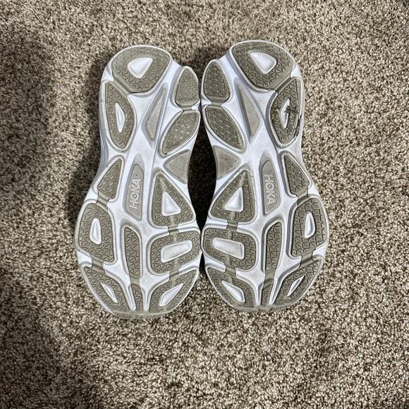 HOKA Women's Bondi 8 Running Shoes Size 6B In Harbor Mist/Lunar Rock - Picture 9 of 11